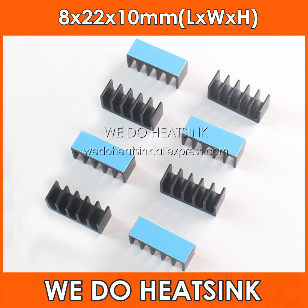 Raspberry Pi Water Cooling Kit - BİZ YAPILIRIZ: 8x22x10mm Alüminyum Siyah Eloksallı