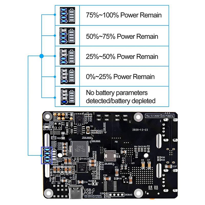 AA08-2X Raspberry Pi 4 için UP - Raspberry Pi Uninterrupted Power Supply Ups 18650 incelemesi ve fiyatı