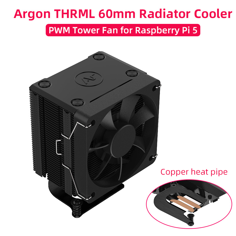 Ahududu Pi 5 Argon THRML 60mm  - Raspberry Pi Water Cooling Kit incelemesi ve fiyatı