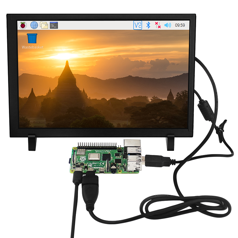 10.1 İnç Raspberry Pi 4B Dokun - Raspberry Pi 10.1 Inch Capacitive Touch Screen Ips incelemesi ve fiyatı