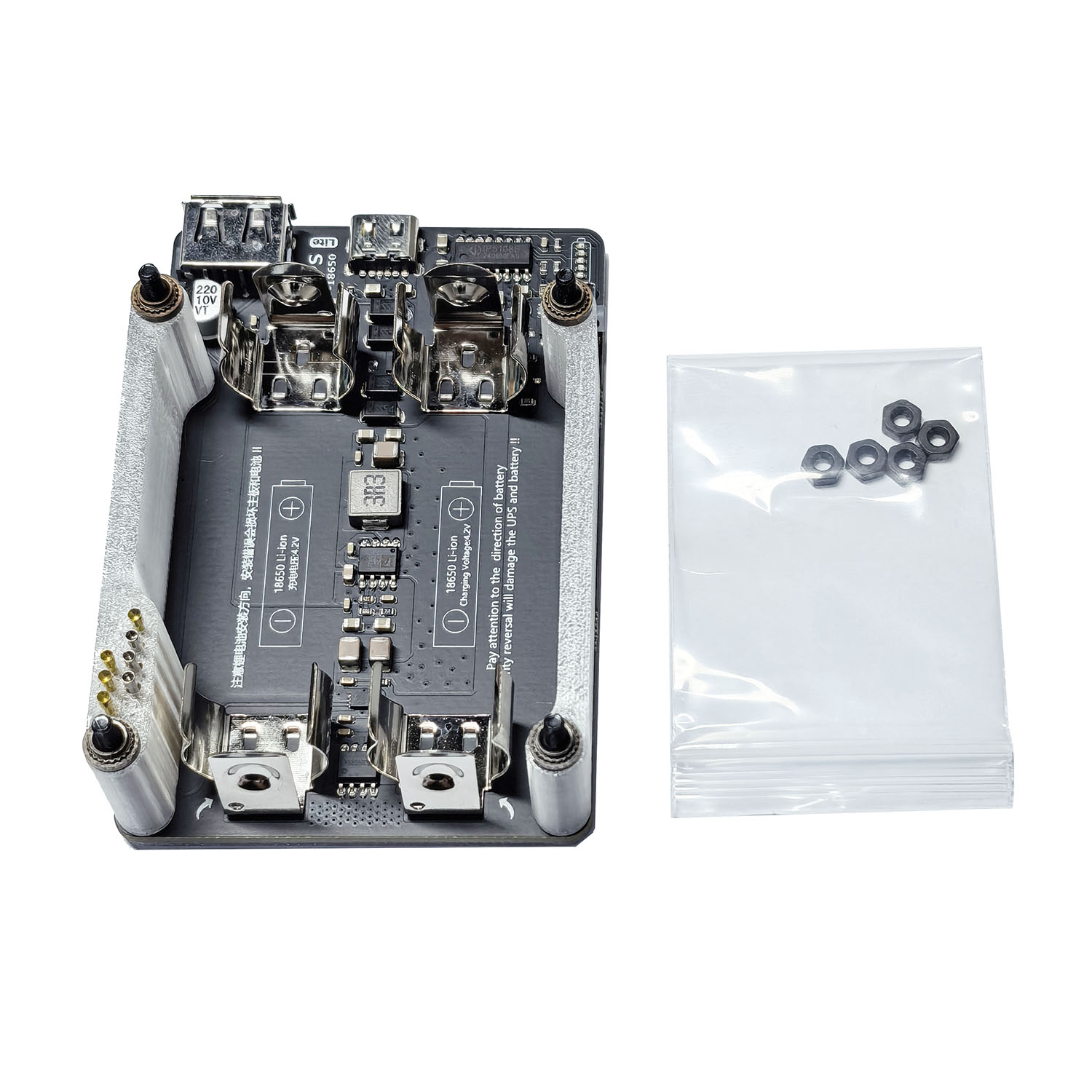 Ahududu Pi 4B 3B + 3B 5V 3A UP - Raspberry Pi Uninterrupted Power Supply Ups 18650 incelemesi ve fiyatı