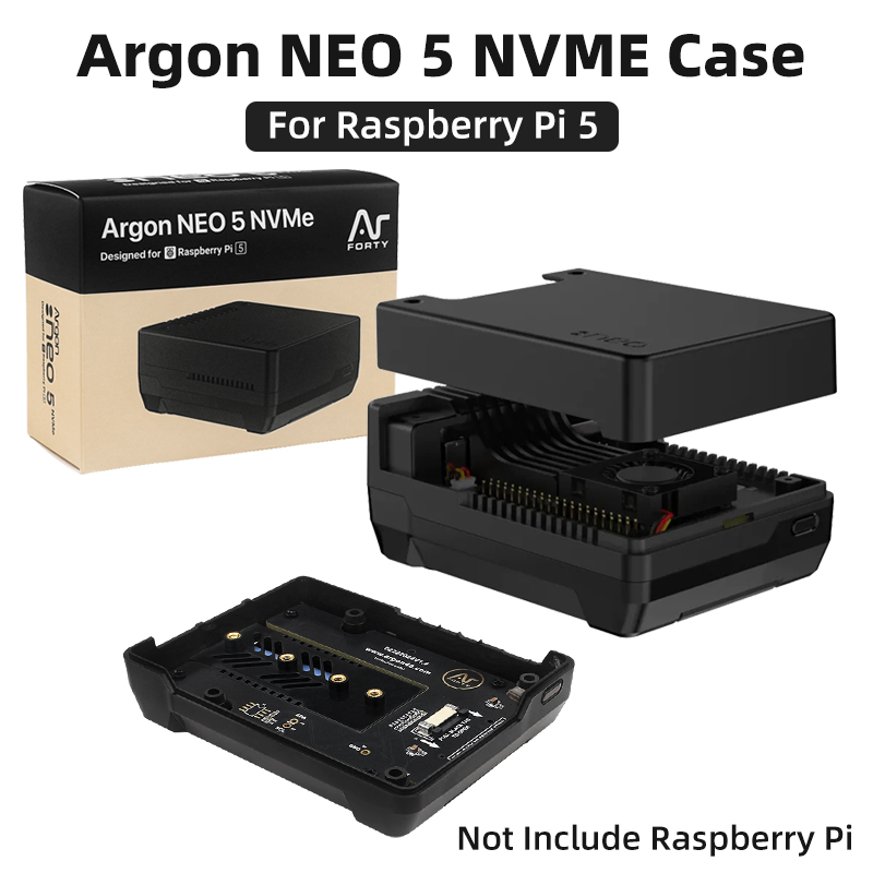 Raspberry Pi 5 için Argon NEO  - Argon One V3 M.2 Nvme Case incelemesi ve fiyatı