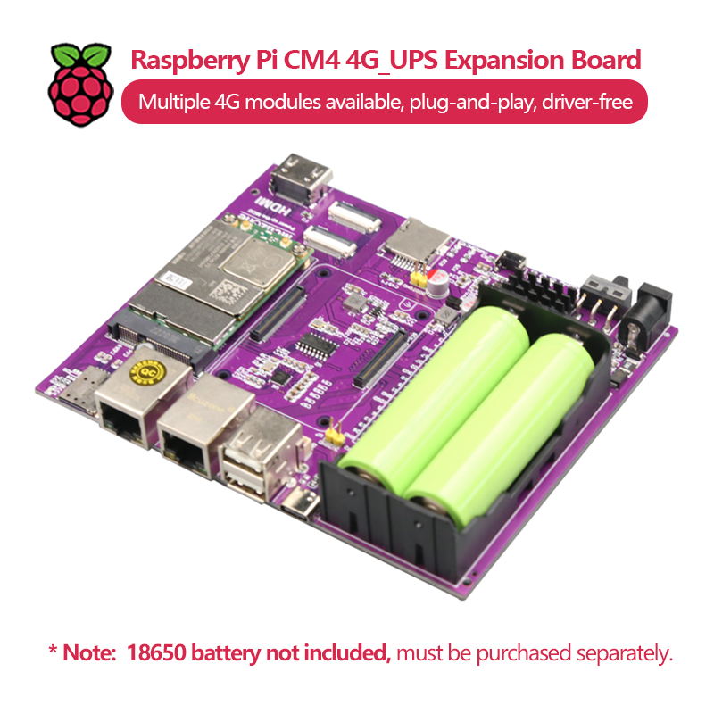 Raspberry Pi CM4 4G_UPS Kesint - Raspberry Pi Uninterrupted Power Supply Ups 18650 incelemesi ve fiyatı