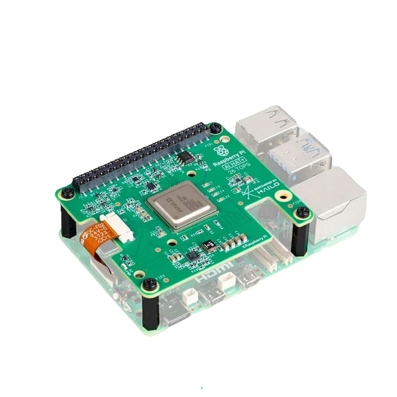 Raspberry Pi Al HAT+ Özelliği: - Raspberry Pi Ai Kit Hailo-8L incelemesi ve fiyatı