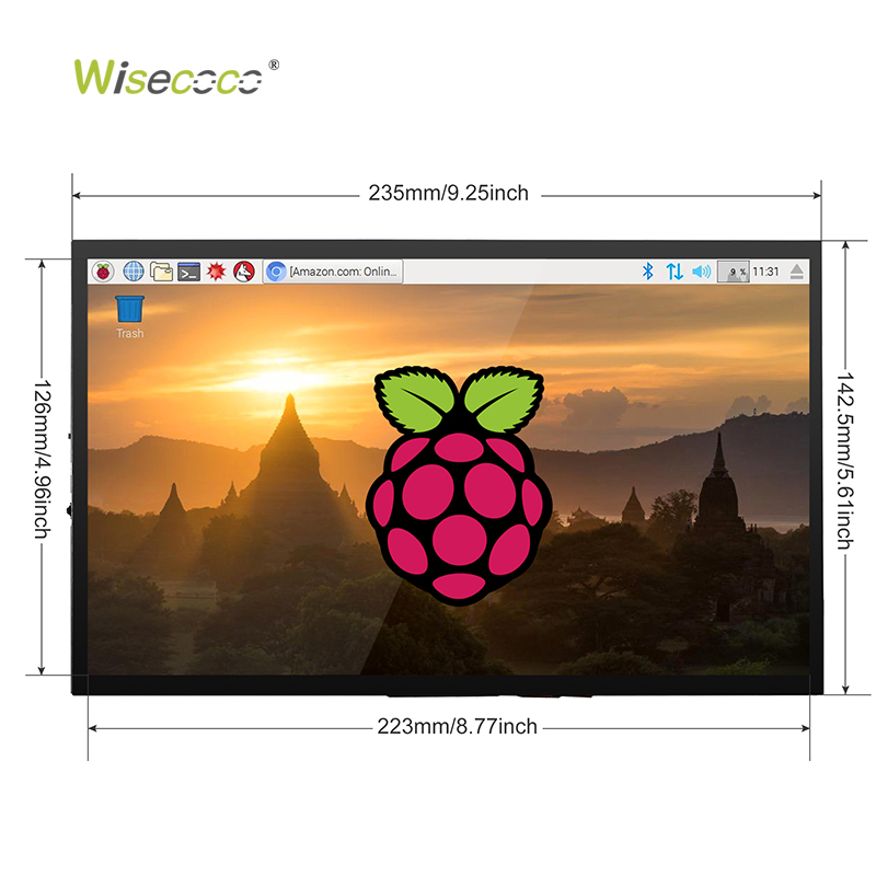Wisecoco 10.1 İnç IPS LCD Once - Raspberry Pi 10.1 Inch Capacitive Touch Screen Ips incelemesi ve fiyatı